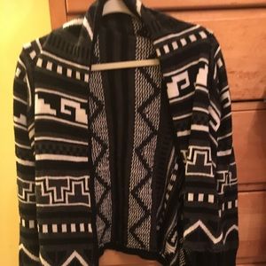 Aztec pattern cardigan